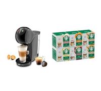 NESCAFÉ Dolce Gusto Genio S Macchina da caffè automatica a capsule, Antracite, Kit Iniziale, Con 6 confezioni assortite di capsule STARBUCKS by NESCAFÉ Dolce Gusto