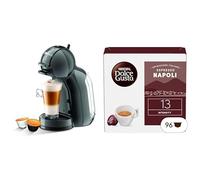 NESCAFÉ DOLCE GUSTO Krups Mini Me Macchina per Caffè Espresso e Altre bevande in capsula, Automatica, Antracite e Caffè Espresso Napoli 90 capsule