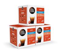 Nescafé Dolce Gusto Lungo Decaffeinato, Caffè Lungo Decaffeinato 3 Confezioni da 16 Capsule, 48 capsule