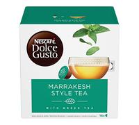 Nescafé Dolce Gusto Marrakesh Style Tea, Tè Verde Aromatizzato alla Menta, 3 Confezioni da 16 Capsule, 48 Capsule