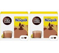 NESCAFÉ DOLCE GUSTO Nesquik Bevanda al Gusto Cioccolato, 3 Confezioni da 16 capsule (48 capsule) (Confezione da 2)