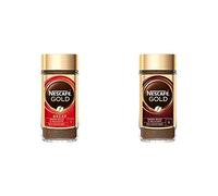 Nescafé Gold Caffè Solubile Decaffeinato Barattolo, 200g & Gold Caffè Solubile, 200g