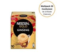 Nescafe' Gold I Golosi Ginseng Multipack da 30 Confezioni Da 10 Bustine Ciascuna