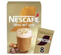 Nescafe Gold Toffee Nut Latte - Bustine di caffè istantaneo, 8 x 18,6 g