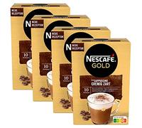 NESCAFÉ Gold Type Cappuccino Cremig Zart - Polvere solubile in grani con caffeina, 4 x 140 g (10 bastoncini da 14 g)