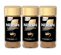 NESCAFÉ GOLD Type Espresso, instant soluble espresso coffee with 100% fine Arabica coffee beans (3 x 100g)