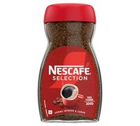 NESCAFÉ Selezione, caffè solubile istantaneo intenso, flacone da 200 g | Caffè solubile dal gusto intenso, chicchi di Robusta tostati per una preparazione istantanea, sapore ricco nella vita