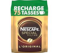 NESCAFE SPECIAL FILTRO L'ORIGINALE - Caffè solubile istantaneo, intensità 6, grani arabici e robusti, confezione 100% riciclabile, ricarica da 150 g