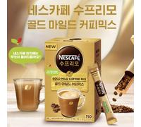 Nescafe Supremo Instant Coffee Mix 110 Sticks Gold Mild / Korea Edition / FedEx