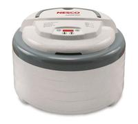 Nesco FD-79 Snackmaster Pro - Disidratatore digitale per alimenti per snack, frutta, manzo, carne, verdure ed erbe, grigio, 4 vassoi, 1 pezzo (confezione da 1), grigio
