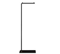 NESPIQ Appendiabiti in metallo appendiabiti da pavimento per camera da letto, semplice casa moderna minimalista ad angolo tipo asta appendiabiti in ferro (colore: nero)