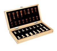 NESPIQ Giochi Tradizionali Scacchi Gioco da Tavolo for Bambini Portatile Pieghevole di Scacchi magnetici in Legno(29x29x4.8cm)