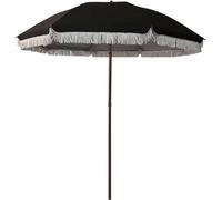NESPIQ Ombrellone Esterno Ombrellone da Esterno con Ombrellone Inclinabile A Pulsante, Ombrellone da Tavolo con Frangia Senza Base Arredamento da Giardino