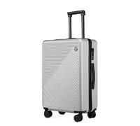 NESPIQ Valigia Trolley Piccola Bagaglio Da Viaggio Con Spinner A 4 Ruote Leggero Da 20 Pollici, Bagaglio Da Lavoro Per Donna Valigia Trolley Media (Color : Blue,Silver, Size : 20inch)