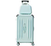 NESPIQ Valigia Trolley Piccola Set Di Valigie Da 2 Pezzi, Set Di Valigie Durevoli Set Di Valigie Da Portare Con Sé Per Donne E Uomini Valigia Trolley Media (Color : B, Size : 26in)