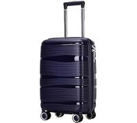 NESPIQ Valigia Trolley Piccola Valigia Da Viaggio Con Ruote Girevoli, Maniglie Ergonomiche Leggere, Valigie Da Viaggio Valigia Trolley Media (Color : C, Size : 20in)