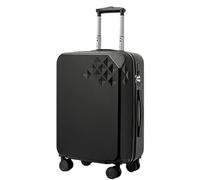 NESPIQ Valigia Trolley Piccola Valigia Rigida Leggera Con Spinner A 8 Ruote Espandibile, Valigia Da Stiva Valigia Trolley Media (Color : A, Size : 20inch)