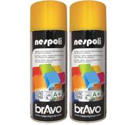 Nespoli Bomboletta Spray Aerosol Giallo Segnale Giallo Ral 1003 400ml (Confezione da 2)