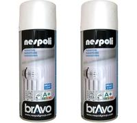 Nespoli Bomboletta Spray Aerosol per Radiatori Bianco Effetto Lucido 400ml (Confezione da 2)