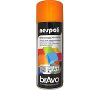 Nespoli - Bomboletta Spray Smalto Acrilico 400ml Interni ed Esterni, Vernice Spray Aerosol Universale, Asciugatura Rapida, Adesione su Tutte le Superfici, Valvola Autopulente, RAL Arancio Pastello