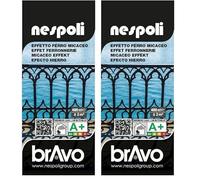 Nespoli Bravo, Effetto Ferro Micaceao, 400 ml (Confezione da 2)