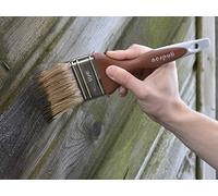 Nespoli FillPro® - Pennello piatto in legno, 65 mm, con pratica FreshBox48® e comoda impugnatura AirTouch®, adatto per tutte le vernici e i colori di protezione del legno, portata elevata