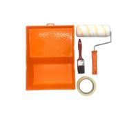 Nespoli Kit rullo vernice antigoccia 18 cm, con vassoio, nastro e pennello, ideale per pareti e soffitti, set fai da te per la decorazione della casa