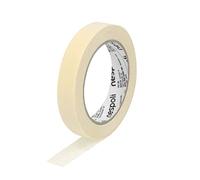 Nespoli - Nastro Carta Adesivo in Gomma Naturale, 19mm x 50m, Mascheratura Medium, Carta Gommata per Interni, Verniciatura Fai da Te - Nastro Imbianchino Facile da Strappare, Rimozione Senza Residui