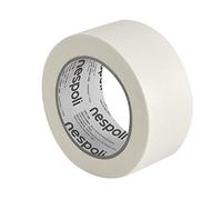 Nespoli - Nastro Carta Adesivo in Gomma Naturale, 25mm x 50m, Mascheratura Medium, Carta Gommata per Interni, Verniciatura Fai da Te - Nastro Imbianchino Facile da Strappare, Rimozione Senza Residui