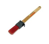 Nespoli - Pennello Pittura Piatto ZeroLoss S 25mm, per Smalti Acqua e Solvente, Pennelli per Dipingere Oggetti Fai da Te, Pennelli Pittura Manico Ergonomico Laser Touch, Stesura Senza Perdita di Peli