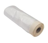 Nespoli Rotolo di plastica con nastro adesivo, 60 cm x 20 m, resistente a 80°, ideale per dipingere, decorare, coprire mobili, trattamento corona, adatto per automobili