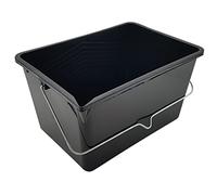 Nespoli Secchio per pittura da 12 l, grande, con manico in metallo, colore nero
