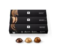 Nespresso Capsule Vertuo, confezione varietà, caffè tostato medio e scuro, 30 cialde di caffè, (confezione da 3, bianco)