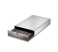 NESPRESSO Cassetto, Porta capsule Nespresso, può contenere fino a 60 capsule, colore Acciaio
