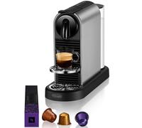 Nespresso De'Longhi CitiZ Platinum EN220.T, caffettiera a capsule, macchina da caffè a capsule monodose, 4 misure di tazza, 19 bar a pressione, 1260 W, Titan