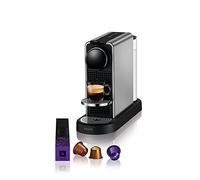 Nespresso Krups Macchina da caffè cialde, 4 selezioni di caffè programmabili, Funzione acqua calda, Americano, Avviso decalcificazione, Caffettiera cialde, Expresso, Design retrò moderno XN610T10