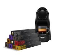 Nespresso MACCHINA ESSENZA MINI E 100 CAPSULE - Essenza Mini EN85B Macchina Caffè di De’Longhi con 100 Capsule Caffè Selezione Ispirazione Italiana, Riciclabile, Linea Original
