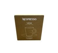 Nespresso View Collection: set di 2 tazzine in vetro e piattini (80 ml)