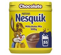 Nesquik - Chocolate Flavour - Milkshake Powder - 500 g - Delizioso mix per bevanda al cacao - Aroma e sapore naturali - Gusto unico - Bevanda facile da preparare