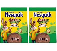 NESQUIK Choconutty gusto Nocciola Preparato per Bevanda con Cacao Solubile, Sacchetto 300g (Confezione da 2)