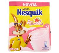 NESQUIK Fragola Preparato per Bevanda Solubile gusto Fragola Sacchetto 350g