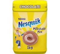 Nesquik Milkshake in polvere aromatizzato al cioccolato, con vitamina C e D, barattolo da 1 kg (confezione da 1)