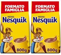 NESQUIK Preparato per Bevanda con Cacao Solubile, Sacchetto 800g (Confezione da 2)