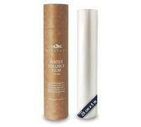 NESSTERS Stabilizzatore Idrosolubile per Ricamo - Pellicola trasparente solubile per ricamo con macchina ricamatrice e a mano - Carta idrosolubile per ricamo - 25 micron - Rotolo 25 cm x 5 m