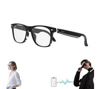 Nessthub Glasses, AI Smart Bluetooth Translation Glasses, Nessthub Smart Wireless Headphone Glassess, Music Playback, with Speakers Hands-Free Calling, HD Camera (Blue Light Blocking,Black)