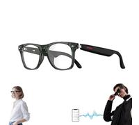 Nessthub Glasses, AI Smart Bluetooth Translation Glasses, Nessthub Smart Wireless Headphone Glassess, Music Playback, with Speakers Hands-Free Calling, HD Camera (Blue Light Blocking,Green)