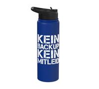 Nessun backup, nessun peccato per i tecnici IT e PC Stainless Steel Insulated Water Bottle