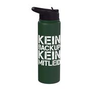 Nessun backup, nessun peccato per i tecnici IT e PC Stainless Steel Insulated Water Bottle