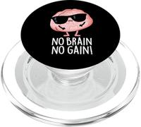 Nessun cervello nessun guadagno divertente gioco di parole del cervello PopSockets PopGrip per MagSafe