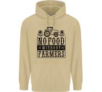 Nessun Cibo Senza Agricoltori Felpa Uomo